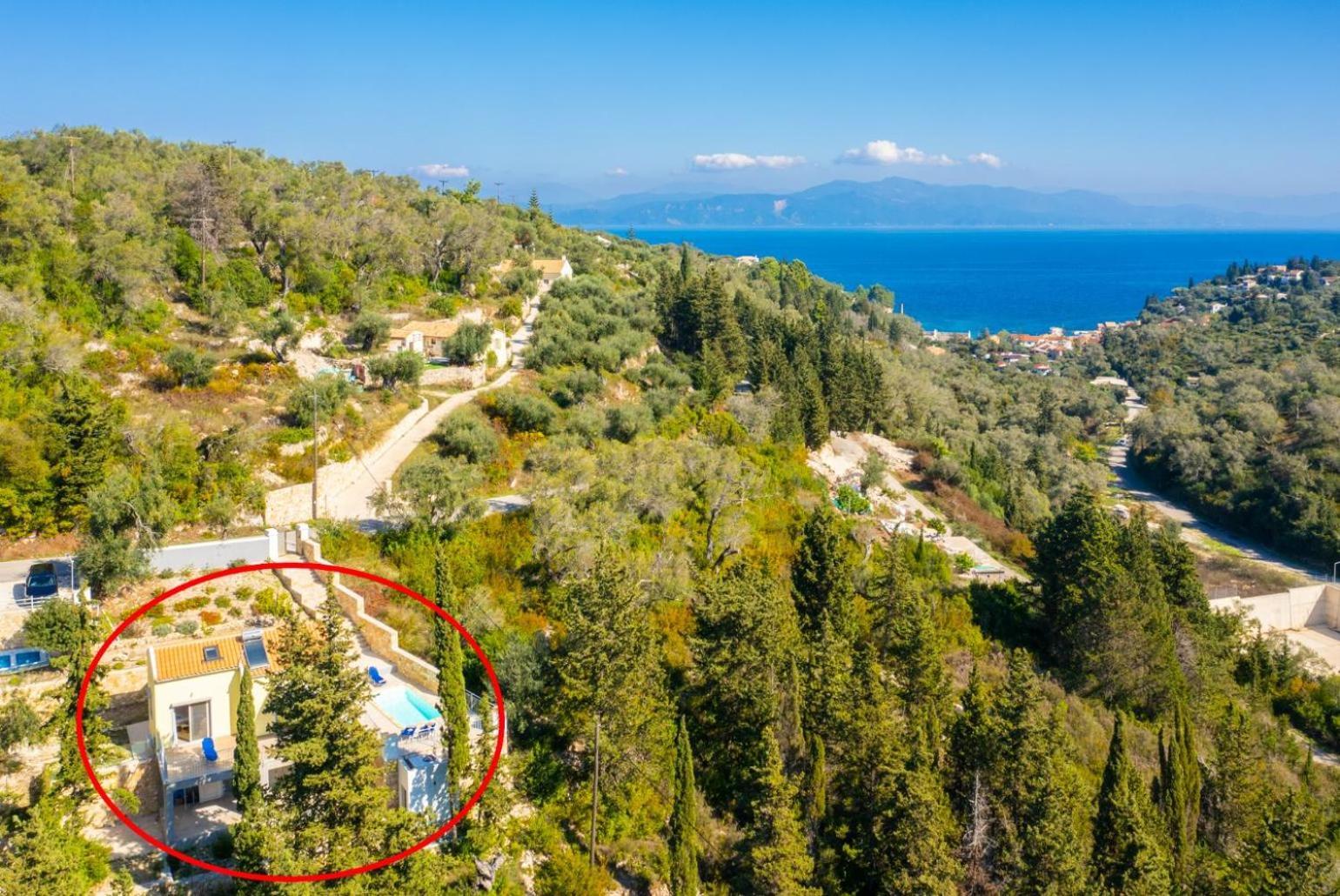 Villa Ifigeneia Гайос Экстерьер фото
